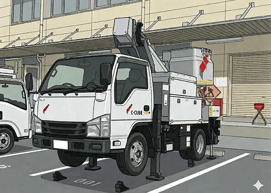 11.0m 高所作業車イメージ